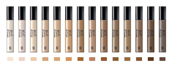 Sistar it's U Skin Perfecting HD Concealer Full Coverage Lightweight Long Lasting Correcting Liquid Contour Cover Masker Makeup 5 ml / 0.17 fl. oz (Light)