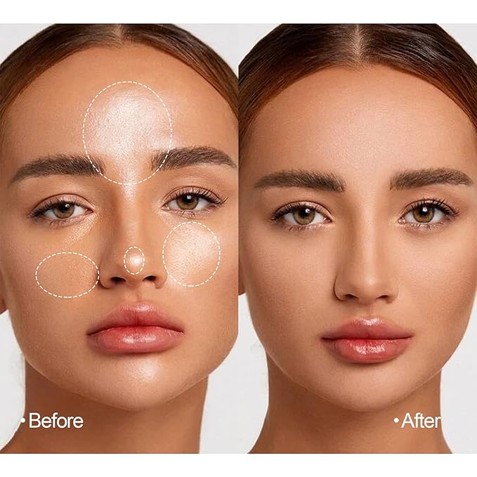 Pressed Face Powder Makeup Mineral Foundation Finishing Powder Pressed Finishing and Setting Powder Loose Setting Powder Makeup #04