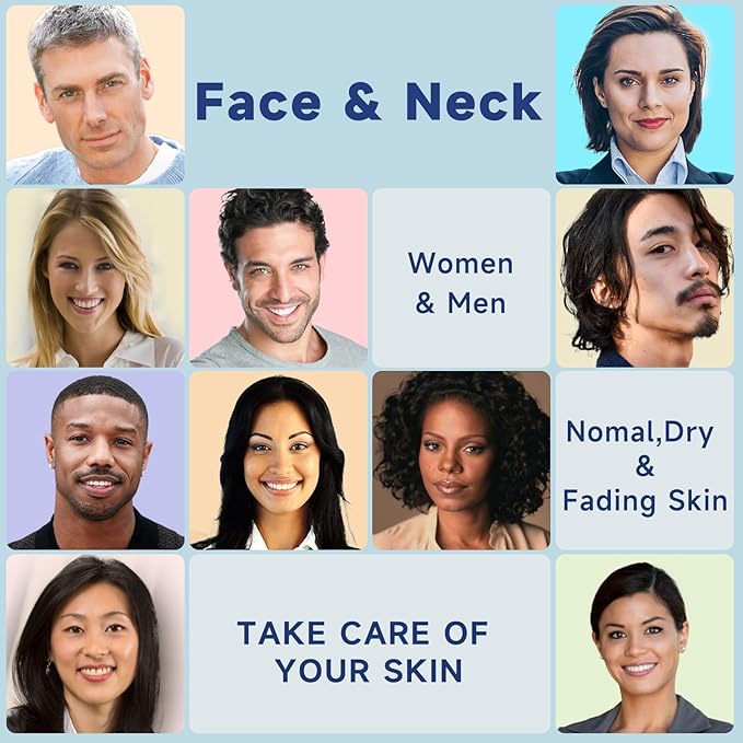 Retinol Cream for Face, Collagen Neck Creams for Tightening and Firming, Anti Aging Day & Night Facial Moisturizer for Women & Men, Instant Face Lift Wrinkle Cream 3.4 fl. oz.