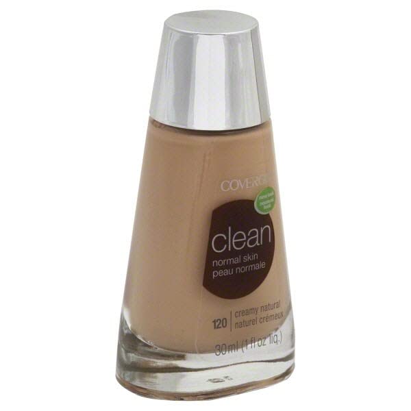 COVERGIRL Clean Makeup Foundation Creamy Natural 120, 1 oz (packaging may vary)