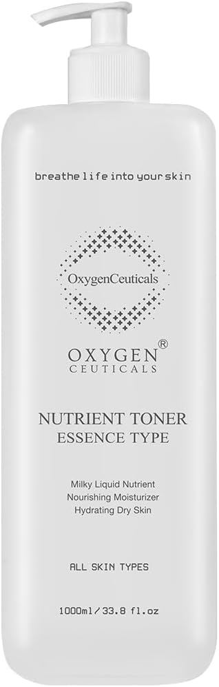 Nutrient Toner – Essence-Type Hydrating Toner for Dry Skin, Deep Moisture & Nourishing Care with Sodium Hyaluronate, Portulaca & Allantoin Extracts. 33.8 fl.oz (1000ml)