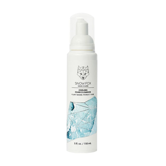 Snow Fox Cooling Foam Cleanser with Organic Aloe Vera Juice, 150 ml