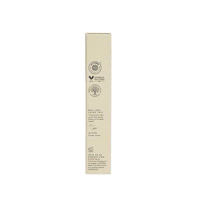 Honest Beauty Fresh Flex Concealer with Niacinamide + Vitamin E + Hyaluronic Acid | Vegan + Cruelty free | Almond, 0.17 fl oz