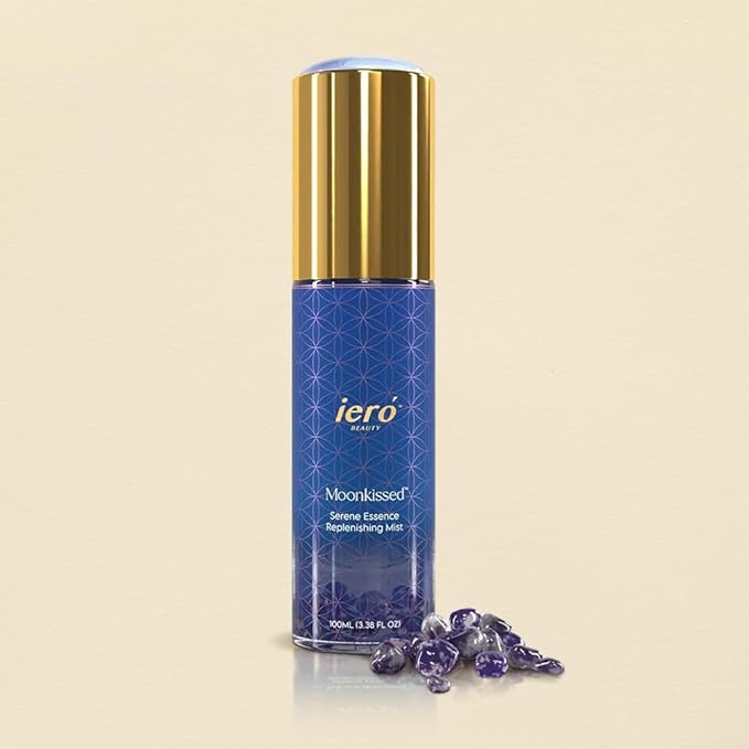 ieró Beauty Lavender, Chamomile & Frankincense Replenishing Facial Mist | Hydrating Toner | Calming, Restorative Hydrolat Essence | Strengthens Skin Barrier & Soothes Redness | Non-Comedogenic, Vegan