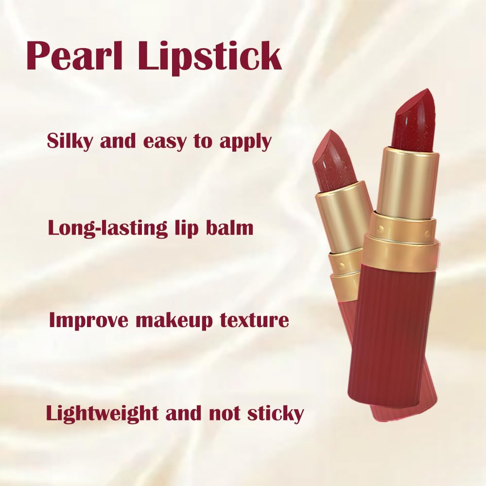 3Pcs Metallic Lipstick for Women,Lightweight Shimmer Frosted Lipstick,Glitter Lip Gloss Stain Long Lasting Waterproof Smudge Proof 24 Hour Full Coverage Lip Makeup,Vegan（04,05,06)