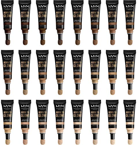 NYX PROFESSIONAL MAKEUP Born To Glow Radiant Concealer, Medium Coverage - Cappuccino