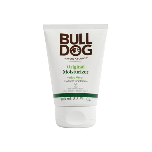 BULLDOG Mens Skincare and Grooming Face Moisturizer Original, 3.3 Fluid Ounce