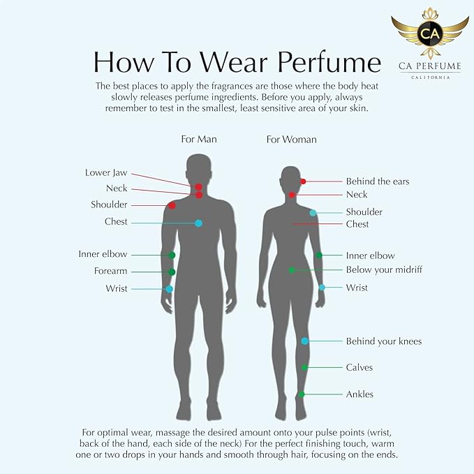 CA Perfume Impression of Eternal For Women Replica Fragrance Body Oil Dupes Alcohol-Free Essential Aromatherapy Sample Travel Size Concentrated Long Lasting Attar Roll-On 0.3 Fl Oz/10ml