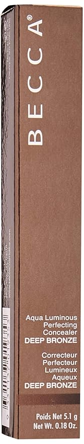 Becca Aqua Luminous Perfecting Concealer, Deep Bronze, 0.18 Ounce
