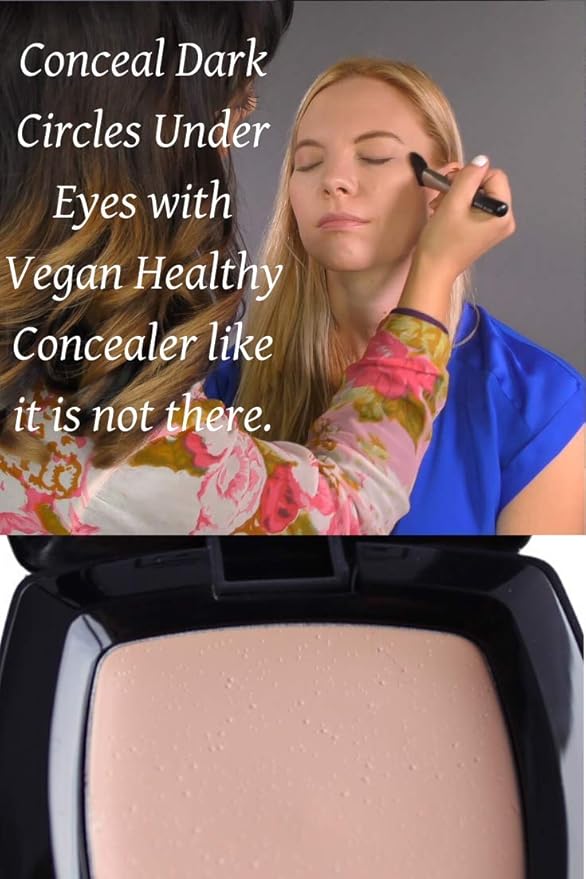Camoufleur Mineral Makeup Cream Concealer Fair. A Mineral Concealer Light Made in USA with No Paraben