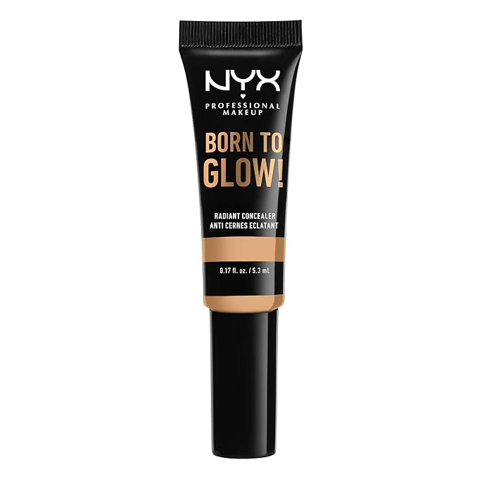 NYX PROFESSIONAL MAKEUP Born To Glow Radiant Concealer, Medium Coverage - True Beige