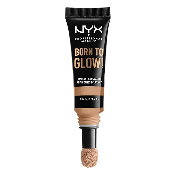 NYX PROFESSIONAL MAKEUP Born To Glow Radiant Concealer, Medium Coverage - Medium Olive
