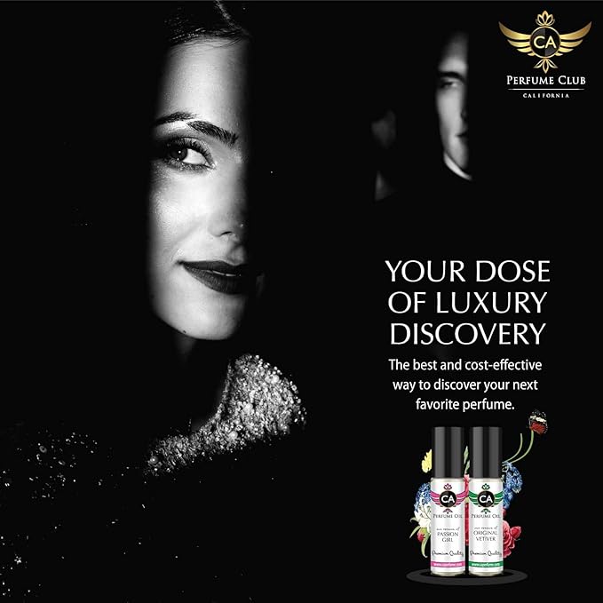 CA Perfume Impression of Eternal For Women Replica Fragrance Body Oil Dupes Alcohol-Free Essential Aromatherapy Sample Travel Size Concentrated Long Lasting Attar Roll-On 0.3 Fl Oz/10ml