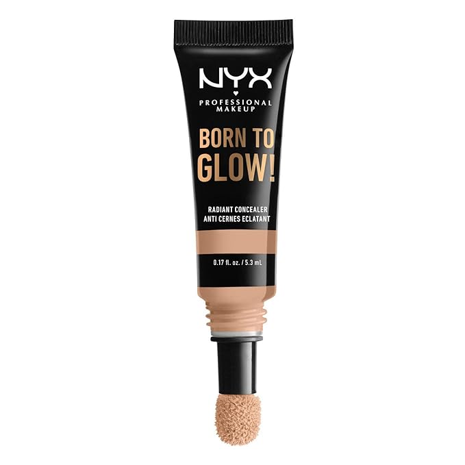 NYX PROFESSIONAL MAKEUP Born To Glow Radiant Concealer, Medium Coverage - Natural