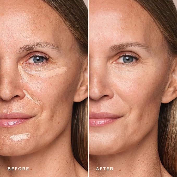 Jouer Essential High Coverage Concealer Pen - Under Eye Concealer for Dark Circles - Brightening Makeup for Eye Circles - Color Corrector Eye Primer with Hyaluronic Acid and Vitamin E