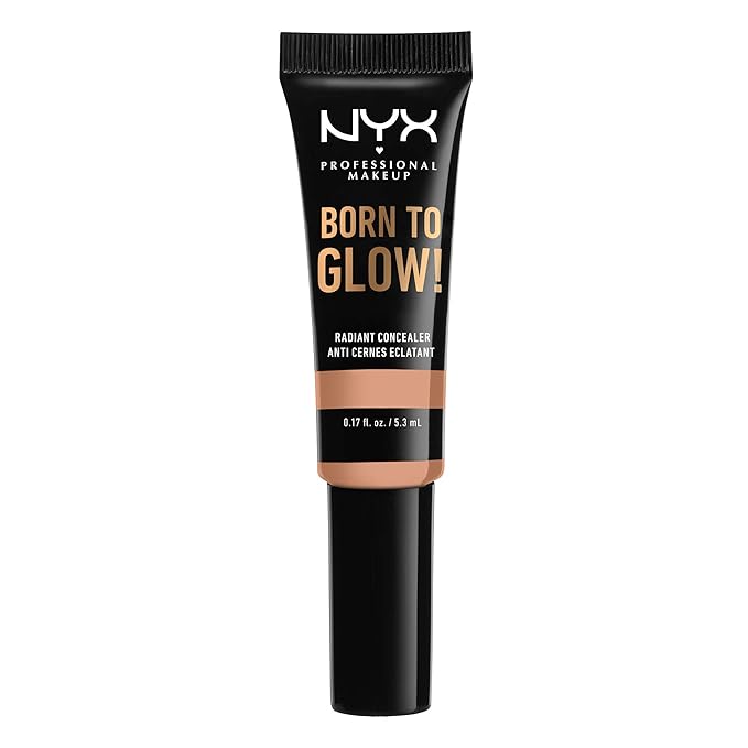 NYX PROFESSIONAL MAKEUP Born To Glow Radiant Concealer, Medium Coverage - Soft Beige