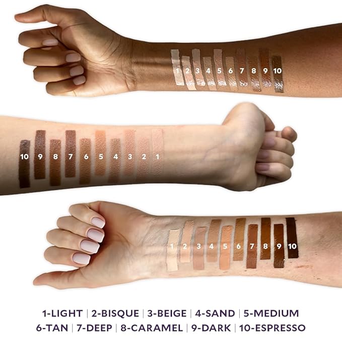 Fièra Luxury Concealer with Anti-Aging - All Day Coverage for Dark Circles, Fine Lines, Wrinkles & Spots - Caramel, 0.5 Ounce