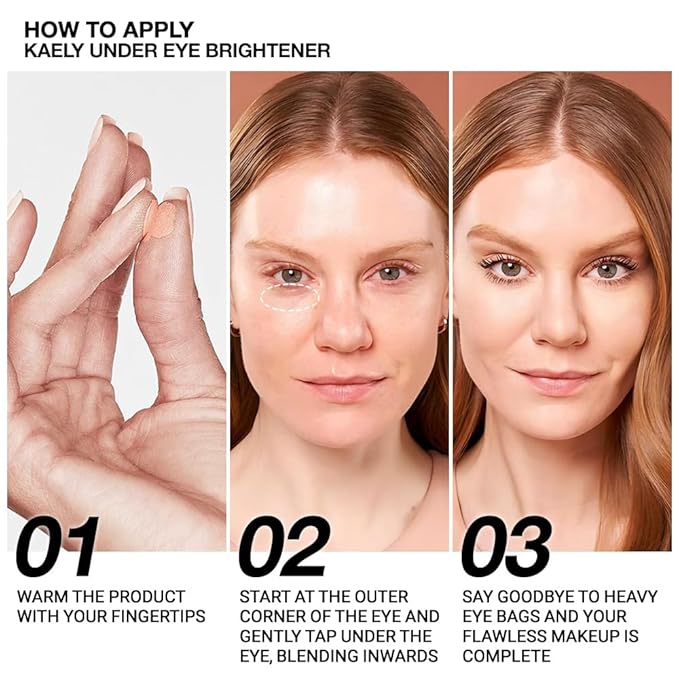 evpct under Eye Corrector Brightener Concealers for Older Women Dark Circles, under Eye Cream Pot Concealer Full Coverage Peach Color Corrector Makeup, Nourishing Waterproof, Vanilla