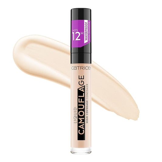 Catrice | Liquid Camouflage High Coverage Concealer | Ultra Long Lasting Concealer | Oil & Paraben Free | Cruelty Free (005 | Light Natural)