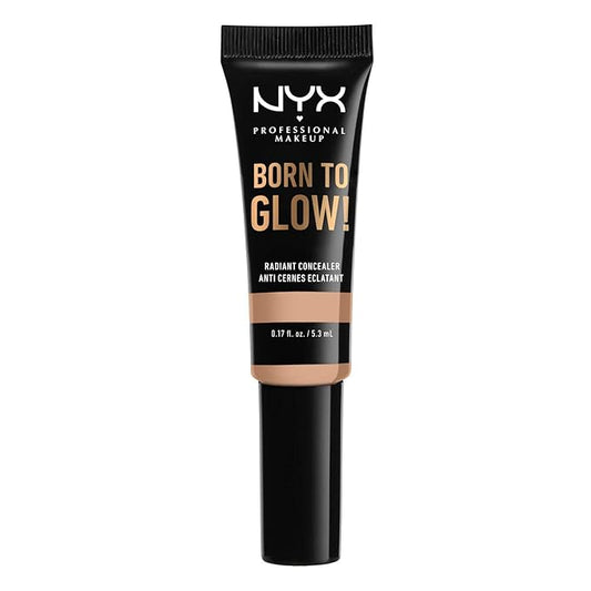 NYX PROFESSIONAL MAKEUP Born To Glow Radiant Concealer, Medium Coverage - Natural