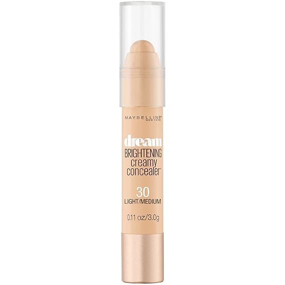 Maybelline Dream Brightening Creamy Concealer, Light/Medium, 0.11 oz.