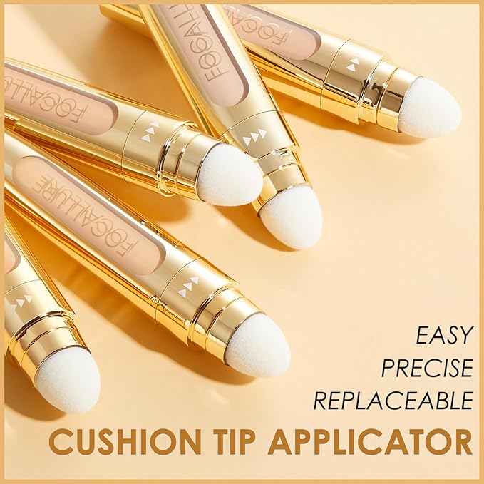 FOCALLURE FIX CORRECTOR Concealer Stick, Full Coverage Concealer Makeup, Color Corrector for Dark Circles, Including Replaceable Applicator, YL03 TART