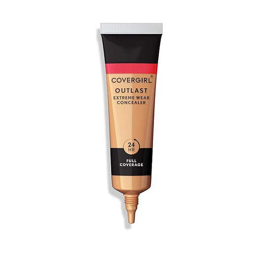 COVERGIRL Outlast Extreme Wear Concealer, Lightweight and Waterproof, 0.78 Fl Oz, Concealer Makeup, Under Eye Concealer, Concealer for Dark Circles, Full Coverage Concealer, All Day Wear
