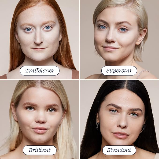 Alleyoop Game Face Concealer Makeup, Lightweight to Medium Buildable Coverage Under Eye Concealer, For Blemishes, Crease-proof and Hydrating with Aloe Stem Cell, Smooth Second Skin Finish - Superstar