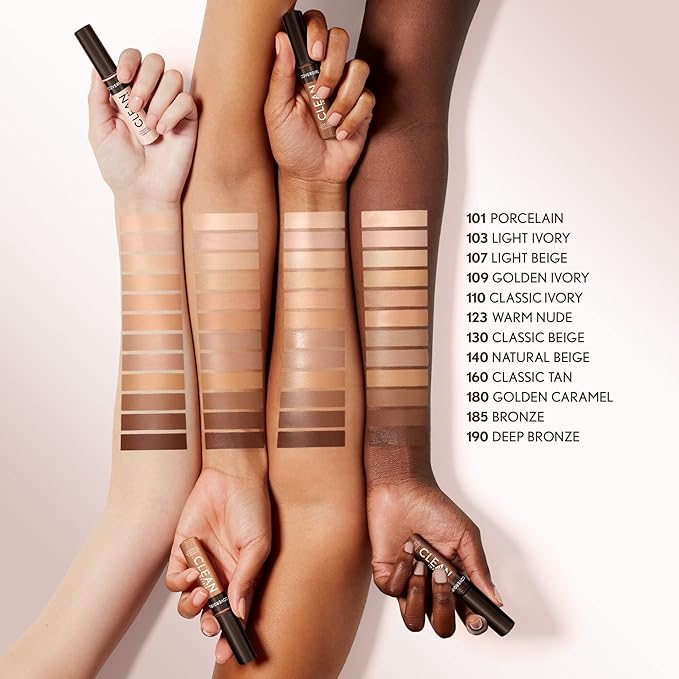 Covergirl Clean Invisible Concealer, Lightweight, Hydrating, Vegan Formula, Light Ivory 103, 0.23oz