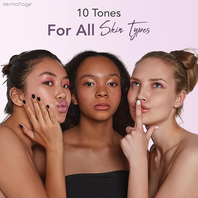 Waterproof Concealer Cream, Full Coverage Waterproof Makeup, Color Match Promise by Dermaflage, 6g
