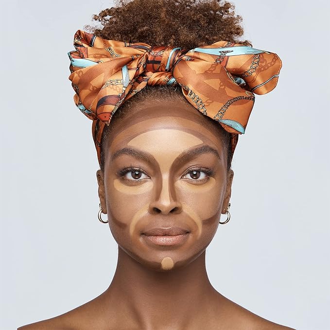 Ruby Kisses HD Concealer & Foundation Flawless Full Cover Brush Face Makeup (Orange Corrector)