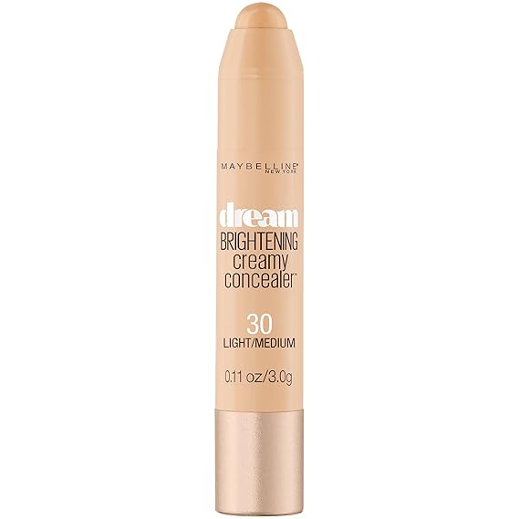 Maybelline Dream Brightening Creamy Concealer, Light/Medium, 0.11 oz.