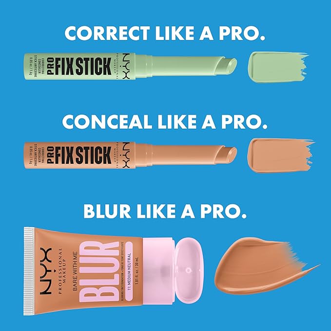 NYX PROFESSIONAL MAKEUP Pro Fix Stick Correcting Concealer, Buildable Medium Coverage Concealer Stick - Classic Tan
