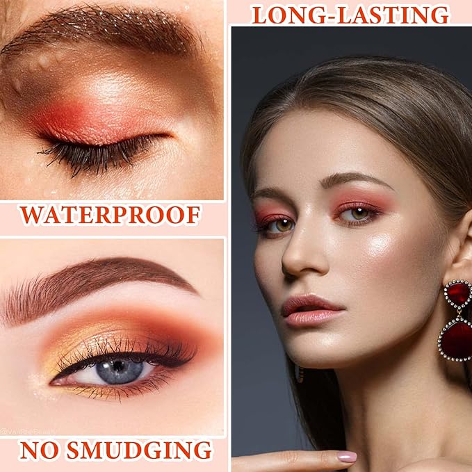 12 Color Naked Eyeshadow Palette,Matte Earth Color Eyeshadow,Natural Nude Eyeshadow Palette,Professional Waterproof and Smudge Proof Eye Shadow Palette Kit,Eye Makeup Set for Women（A）