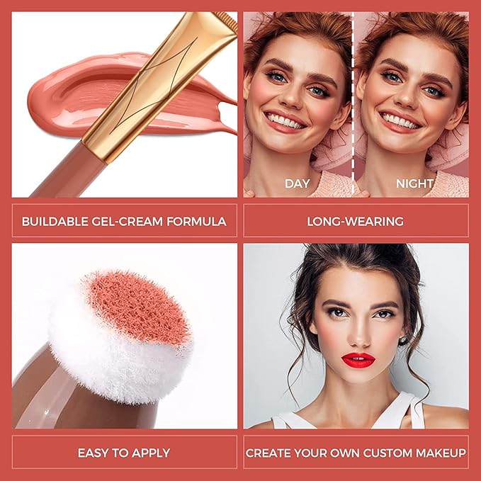 Contour Beauty Wand, Face Concealer Contouring With Halo Glow Liquid Filter Long Lasting & Smooth Matte Finish Liquid Illuminator Makeup Stick. (01- Contour)