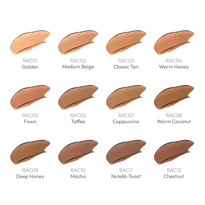 Ruby Kisses All Day Concealer Lightweight Full Coverage Multi-Use Concealer 0.13 Fl Oz (Deep Honey)