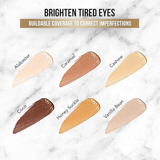 Glamazon Second to None Concealer, Honey Suckle, Awakening Eye Cover Up, Non-Creasing, Full Coverage