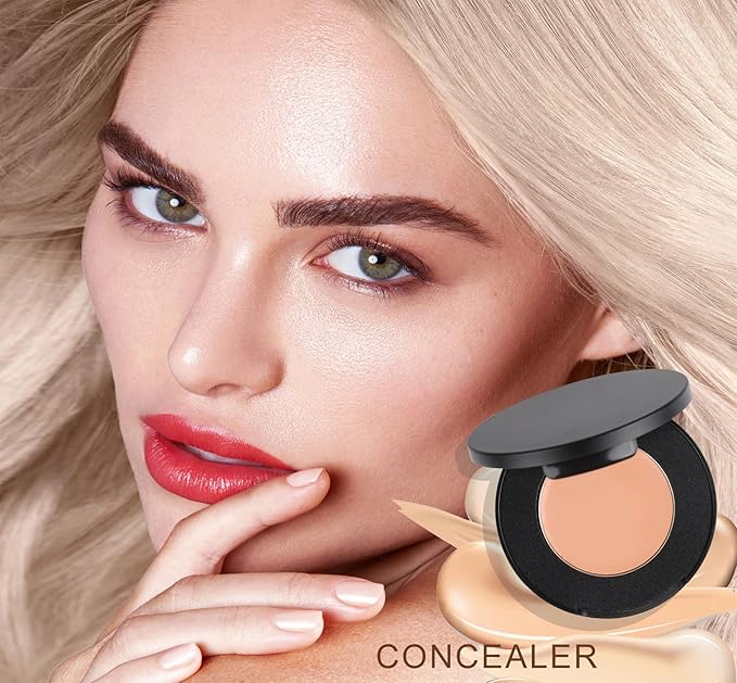 Cream Concealer Corrector Correcting Contour Makeup Set under Eye Concealer Cream Kit for Dark Circles and Blemish 20