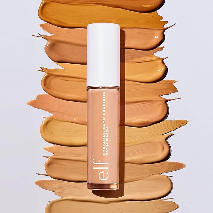 e.l.f. Hydrating Camo Concealer - Lightweight, Full Coverage, Long Lasting, 25 Shades