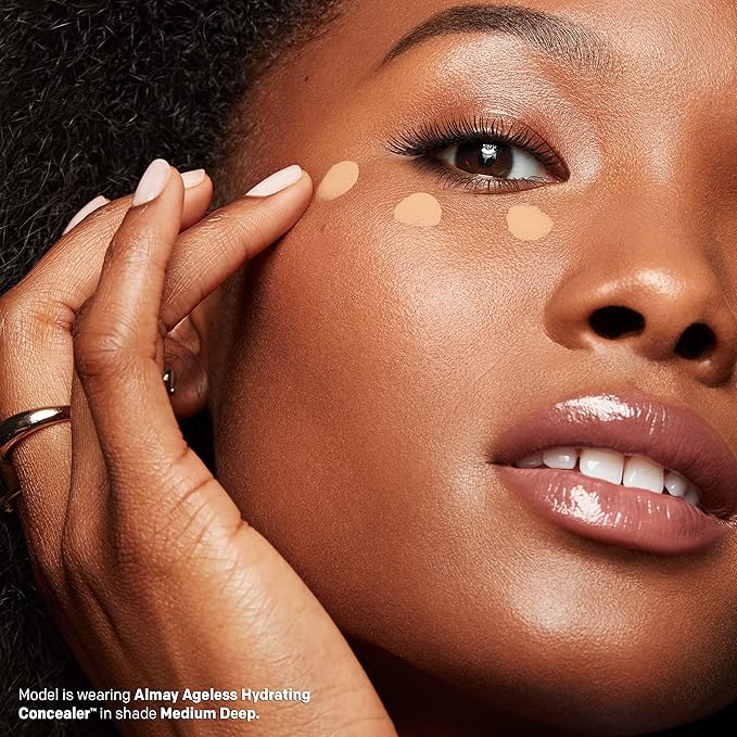 Almay Anti-Aging Concealer, Face Makeup with Hyaluronic Acid, Niacinamide, Vitamin C & E, Hypoallergenic, -Fragrance Free, 040 Medium Deep, 0.37 Fl Oz (Pack of 1)